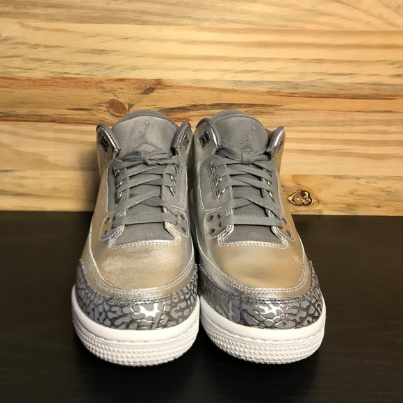 New Nike Air Jordan 3 Retro Premium Metallic - Picture 4 of 8